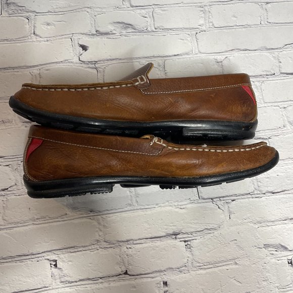 Men's FootJoy Club Casual Loafer Golf Shoes Tumbled Tan 9 9M Brown Dressy - Picture 5 of 10